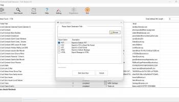 vMail Outlook Email Extractor screenshot