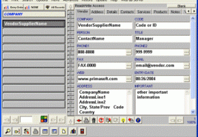 Vendor Organizer Deluxe screenshot
