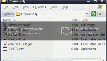 WinRun4j screenshot