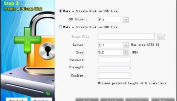 GiliSoft Private Disk screenshot