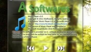 ASoftware's Music Player screenshot