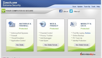 ZoneAlarm Extreme Security 2017 screenshot