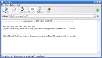 PagePing Portable screenshot