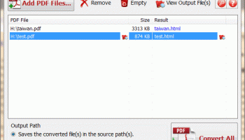 PDF to HTML screenshot