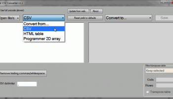 Opal CSV Converter screenshot