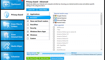 east-tec Eraser screenshot