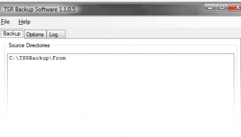 TSR Backup software PRO screenshot