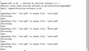 Append PDF screenshot