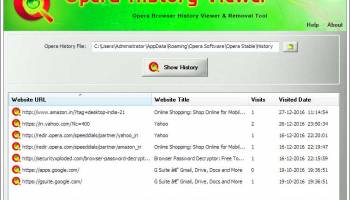 Opera History Viewer screenshot