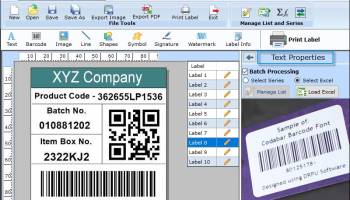 Generate Barcode screenshot
