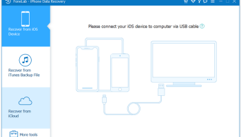 Aiseesoft FoneLab iPhone Data Recovery screenshot