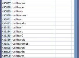 Wordlist Spanish screenshot