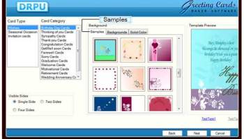 Greeting Cards Designer Software screenshot