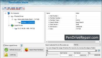 USB Drive Repair Software screenshot