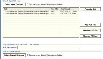 Advanced Bulk PDF Image Extractor screenshot