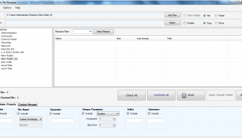 Batch File Renamer Software screenshot