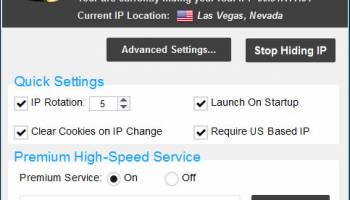 Hide My IP screenshot