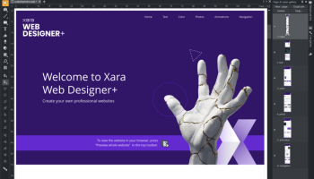 Xara Web Designer screenshot