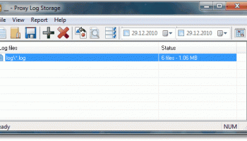 Proxy Log Storage Professional Edition screenshot