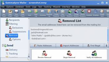 Gammadyne Mailer screenshot