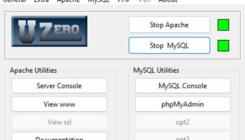 The Uniform Server screenshot