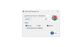 UUID-GUID Generator Portable screenshot