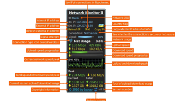 Network Monitor II screenshot