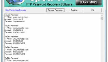 SpotFTP Password Recover screenshot