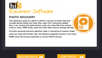 Hi5 Software Photo Recovery screenshot
