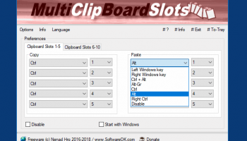 MultiClipBoardSlots screenshot