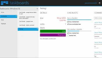 Taskboards screenshot