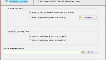 Softaken EML Duplicate Remover screenshot