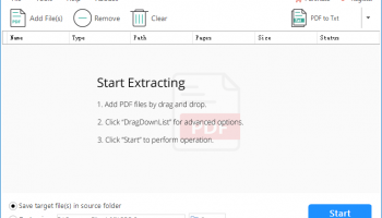 PDFtoTxt Converter screenshot