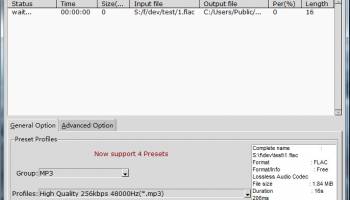 FLAC Converter screenshot