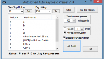 Auto Keyboard Presser by Autosofted screenshot