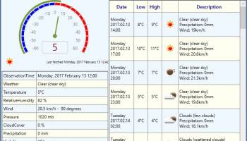 WeatherInfo screenshot