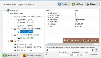 Data Recovery Software screenshot