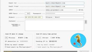 IP via Email screenshot