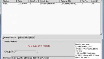 Convert AAC MP3 screenshot