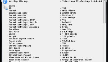 MediaInfo screenshot