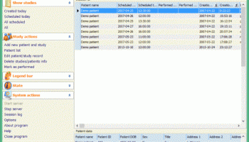 Makhaon Worklist Server screenshot
