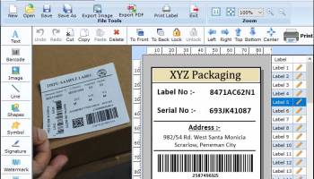 Packaging Barcode Generator Software screenshot