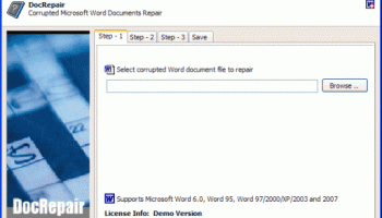 DocRepair screenshot