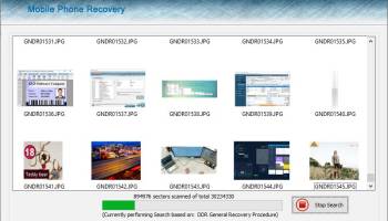 Cell Phones Data Recovery screenshot