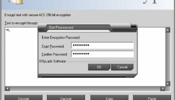 Free Text Encrypt screenshot