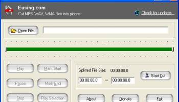 Eusing Free MP3 Cutter screenshot