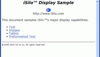 iSilo screenshot