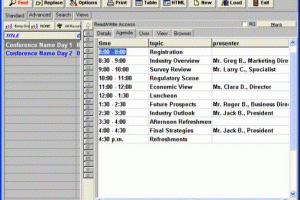 Agenda Organizer Deluxe screenshot