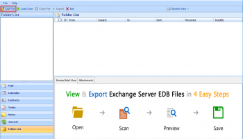 CubexSoft EDB Recovery screenshot