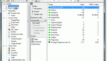 Web Log Explorer screenshot